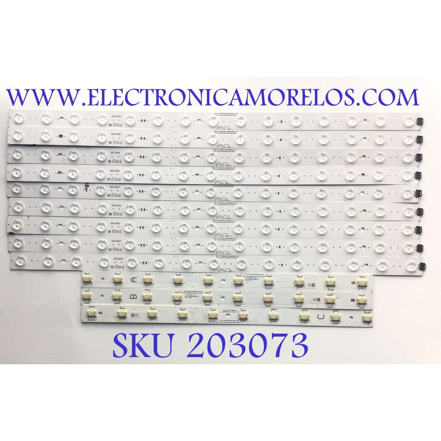 KIT DE LED'S PARA TV LG ((INCOMPLETO SOLO 35 PIEZAS)) / NUMERO DE PARTE EAV65012801 / SSC_Y21 SlimDTR_86NANO99_A_S / SSC_Y21 SlimDTR_86NANO99_A_REV00_200803 / PC66146A / E320262 / MODELO 86''